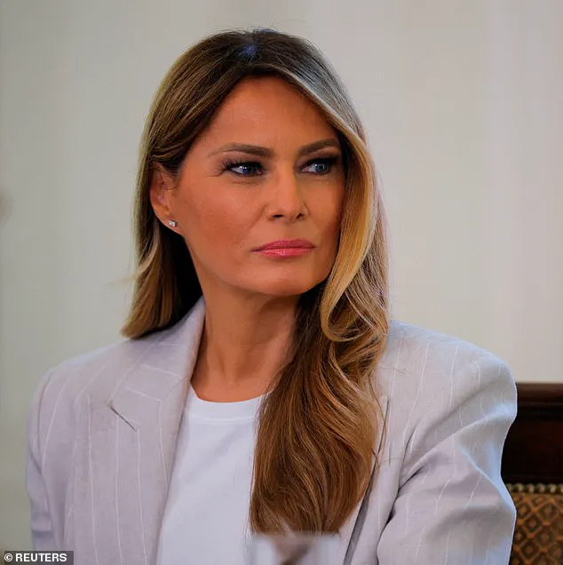 Melania Trump Challenges Traditional Fashion Norms with Oversized Suit at White House AI Education Meeting