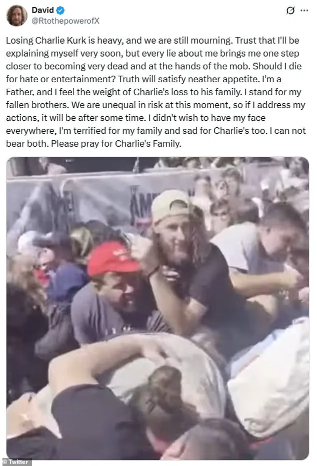 Man Seen Cheering During Charlie Kirk Shooting Offers Explanation on Social Media