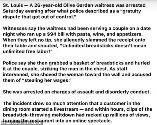 Student's Mugshot Becomes Centerpiece of Viral Hoax After Fabricated Olive Garden Story Emerges