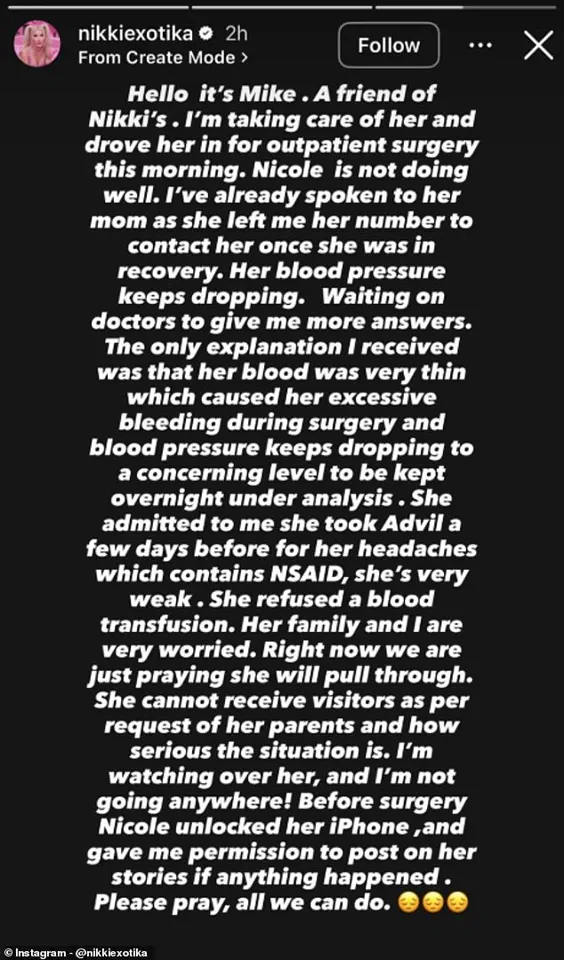 Transgender Advocate Nikki Exotika's Hospitalization Sparks Medical and Public Health Discourse Over Refusal of Blood Transfusion