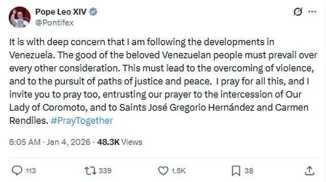 Exclusive Insights: The Pope's Hidden Concerns vs. Trump's Public Narrative on Venezuela