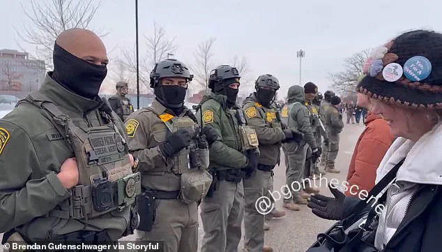 Border Patrol Agent and Civilian Protester, Both Puerto Rico Veterans, Share Moment of Empathy Amid Twin Cities Protests