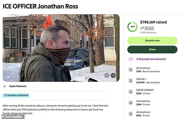 ICE Officer Jonathan Ross Raises Over $1 Million via Crowdfunding Campaigns Following Shooting Death of Renee Nicole Good