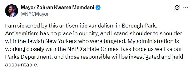 Two Teens Charged with Hate Crimes Following Antisemitic Graffiti in Gravesend Park, Brooklyn: Second Vandalism Incident in a Week Sparks Outrage