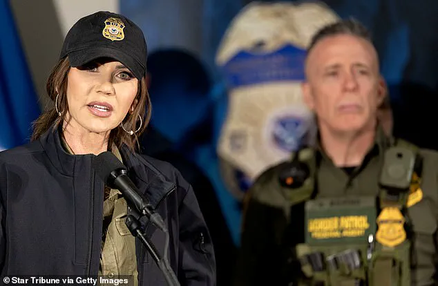 DHS Secretary Kristi Noem Faces Crisis of Confidence as Approval Rating Plummets to 33% Amid Controversial Deportation Crackdown and Border Patrol Shooting