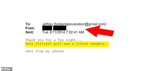 Chilling Email to Epstein Sparks Outrage Over Justice Department Redactions