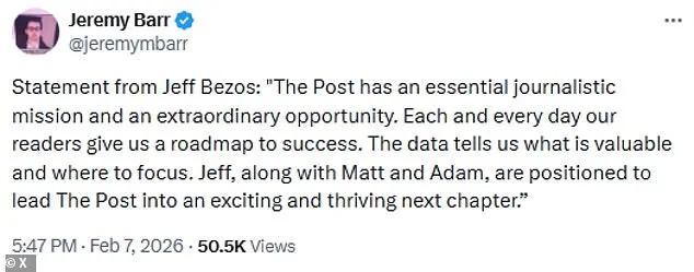 The Washington Post CEO Resigns as Layoffs Spark Backlash