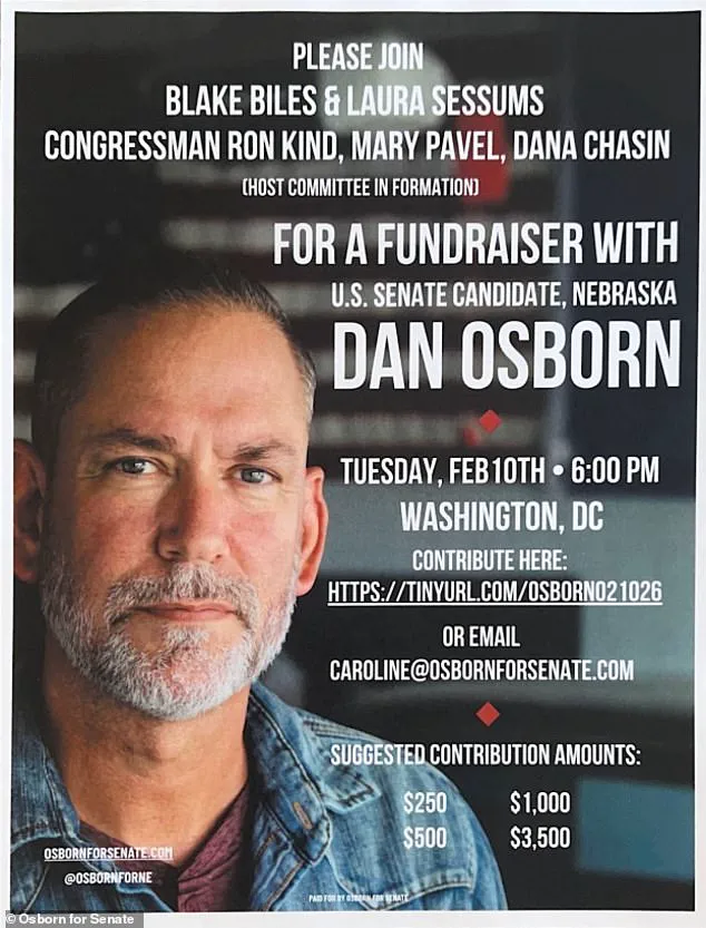 Nebraska Senate Fundraiser Canceled Over Dana Chasin's Epstein File Ties