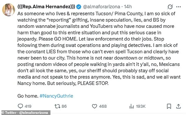 Amateur Sleuths and Privacy Fears: The Nancy Guthrie Case Sparks National Debate