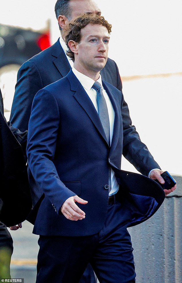 Mark Zuckerberg Appears in Oversized Navy Suit as Trial Over Instagram's Role in Depression Begins