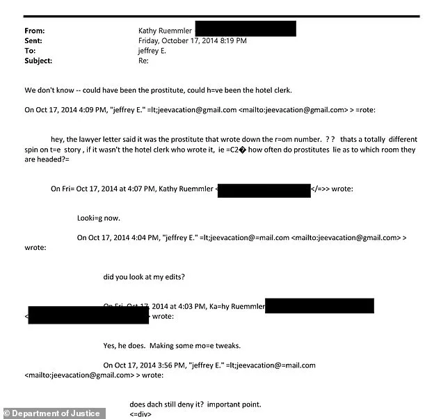 Disgraced Goldman Sachs Lawyer's Correspondence with Epstein Exposes Secret Service Prostitution Scandal