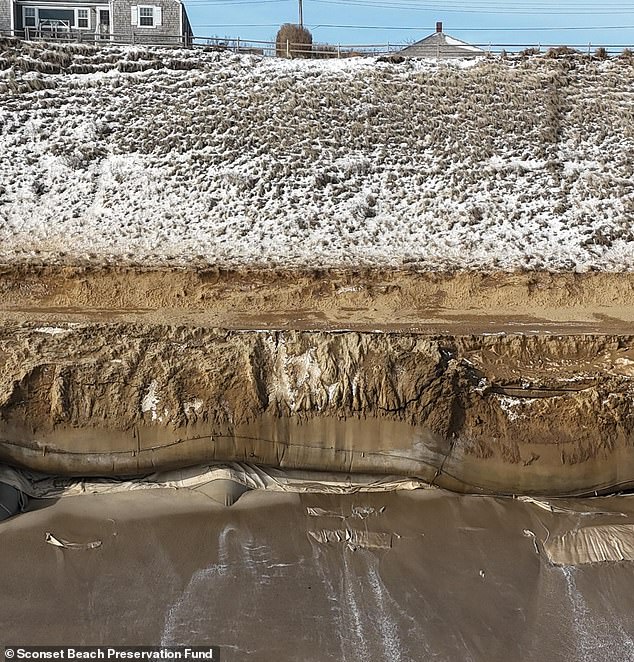 Nantucket Officials Offer $10,000 Reward for Vandalism Damaging Erosion Control Geotubes