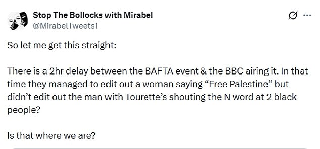 BBC Under Fire as Racial Slur Broadcasted and 'Free Palestine' Call Edited Out During BAFTAs