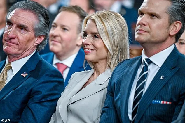 Pam Bondi's Grin as Trump Highlights Economic Turnaround in State of the Union
