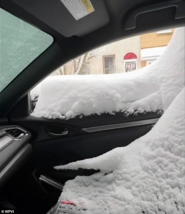 Philadelphia Man's Honda Turns into Snowbox After Automatic Windows Open During Blizzard