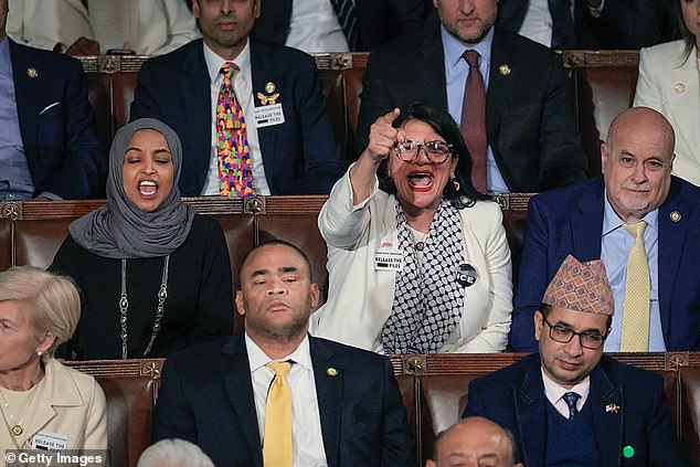 Rashida Tlaib's 'KKK' Chant During State of the Union Ignites Backlash