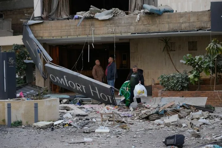 Israeli Airstrikes in Lebanon Kill at Least 11, Targeting Hotel and Residential Area as Conflict Escalates