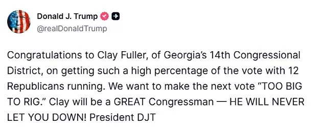 Retired Army General Shawn Harris Stuns Political Analysts with Strong Lead in Georgia's GOP-Stronghold 14th District Runoff