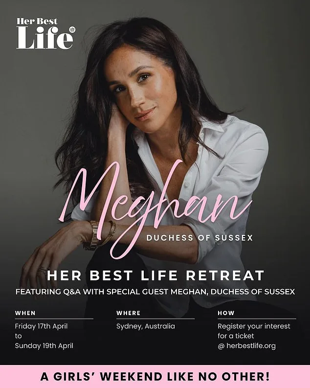 Meghan Markle's Controversial Appearance at 'Her Best Life Retreat' Sparks Debate Over Empowerment vs. Profit