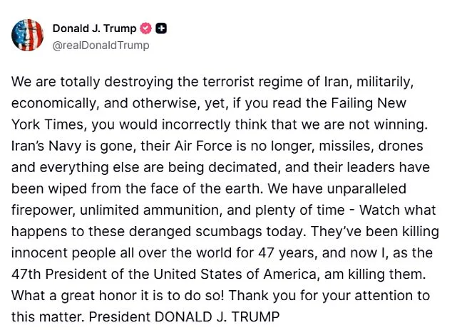 Trump Claims Total Destruction of Iran's Regime; Analysts Dispute Evidence