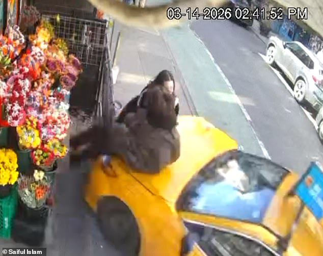 Taxi Crash in NYC Leaves Two Pedestrians Injured; Footage Captures Chaos at Essex and Rivington Streets
