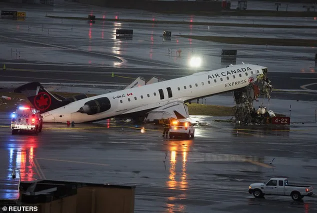 Audio Reveals Chaos as Air Canada Jet Collides with Fire Truck at LaGuardia Airport, Killing 2 Pilots