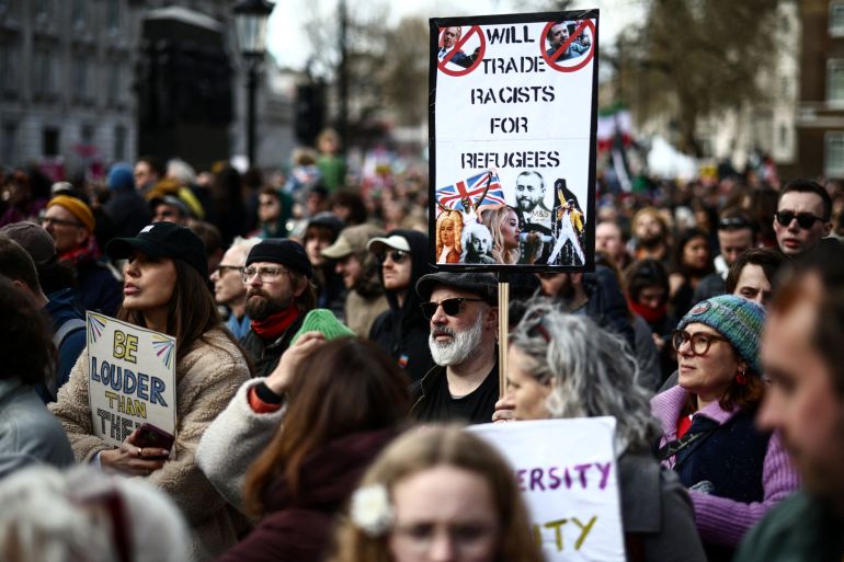 London's Anti-Far Right Protest: Organizers Claim Half a Million Attend, Police Estimate 50,000