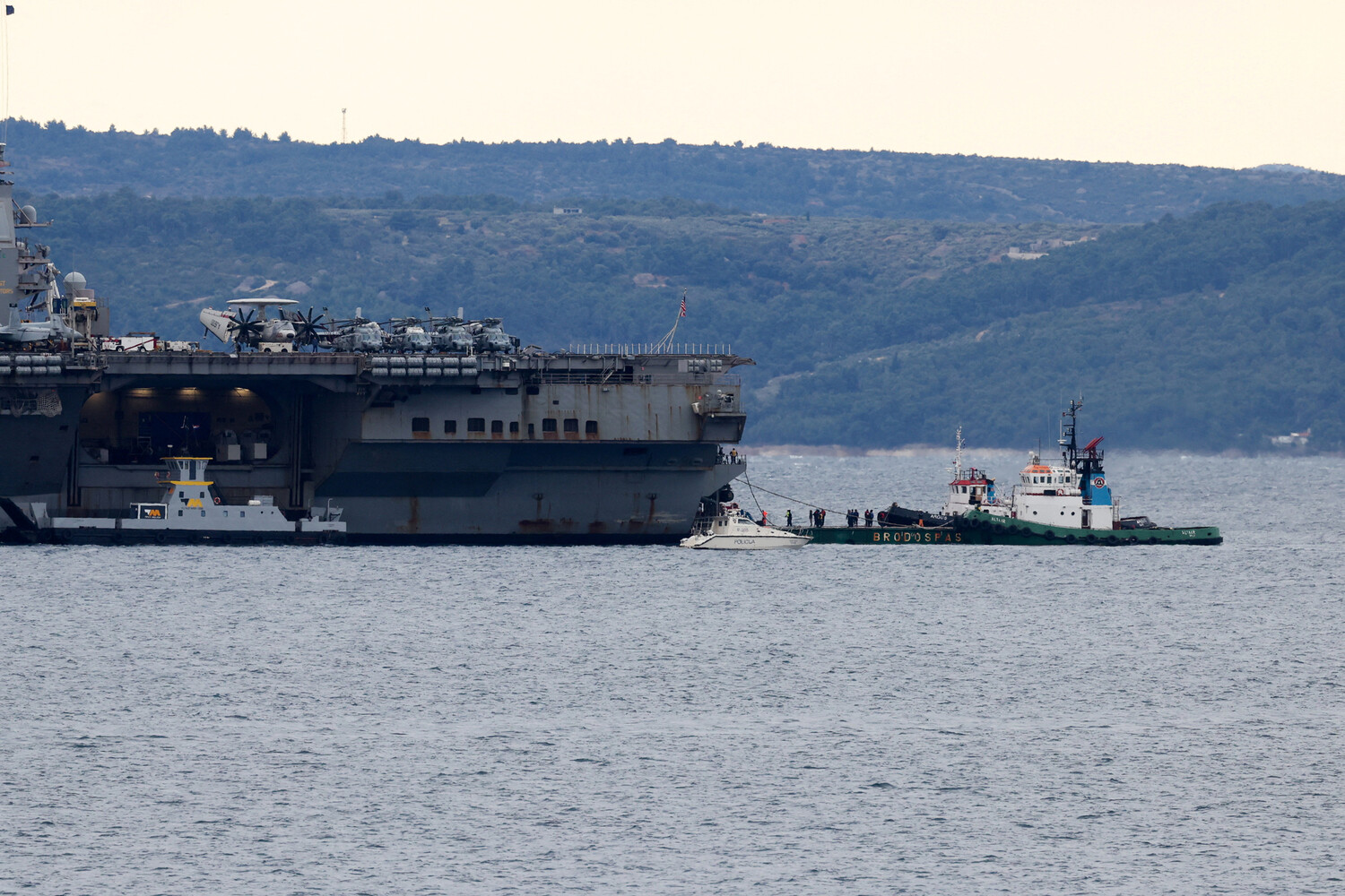 USS Gerald R. Ford Heads to Croatia for Maintenance as Tensions with Iran Escalate in the Red Sea