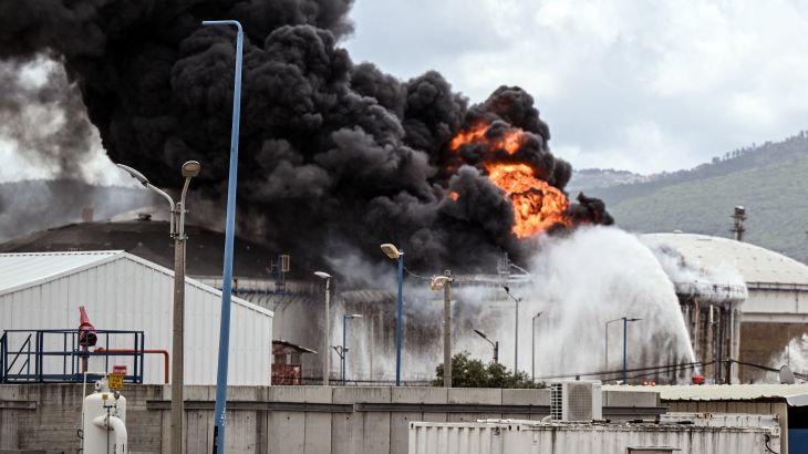 Escalating Hostilities: Fire at Haifa Oil Refinery and Israeli Airstrike in Lebanon Amid Regional Tensions
