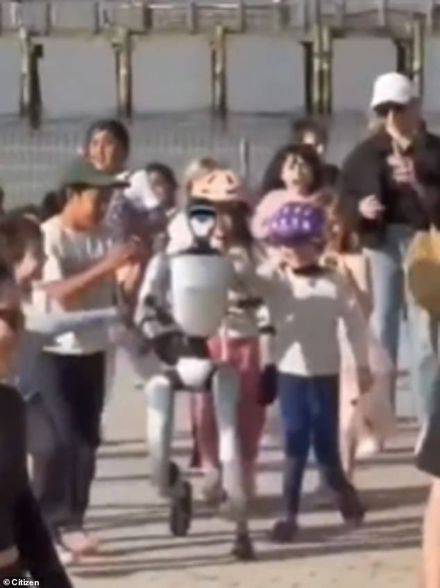 Humanoid Robot's Playful Stroll in Brooklyn Bridge Park Sparks Viral Awe and Unease