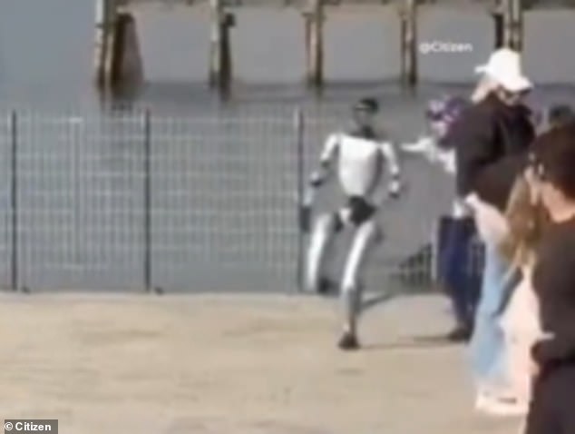 Humanoid Robot's Playful Stroll in Brooklyn Bridge Park Sparks Viral Awe and Unease