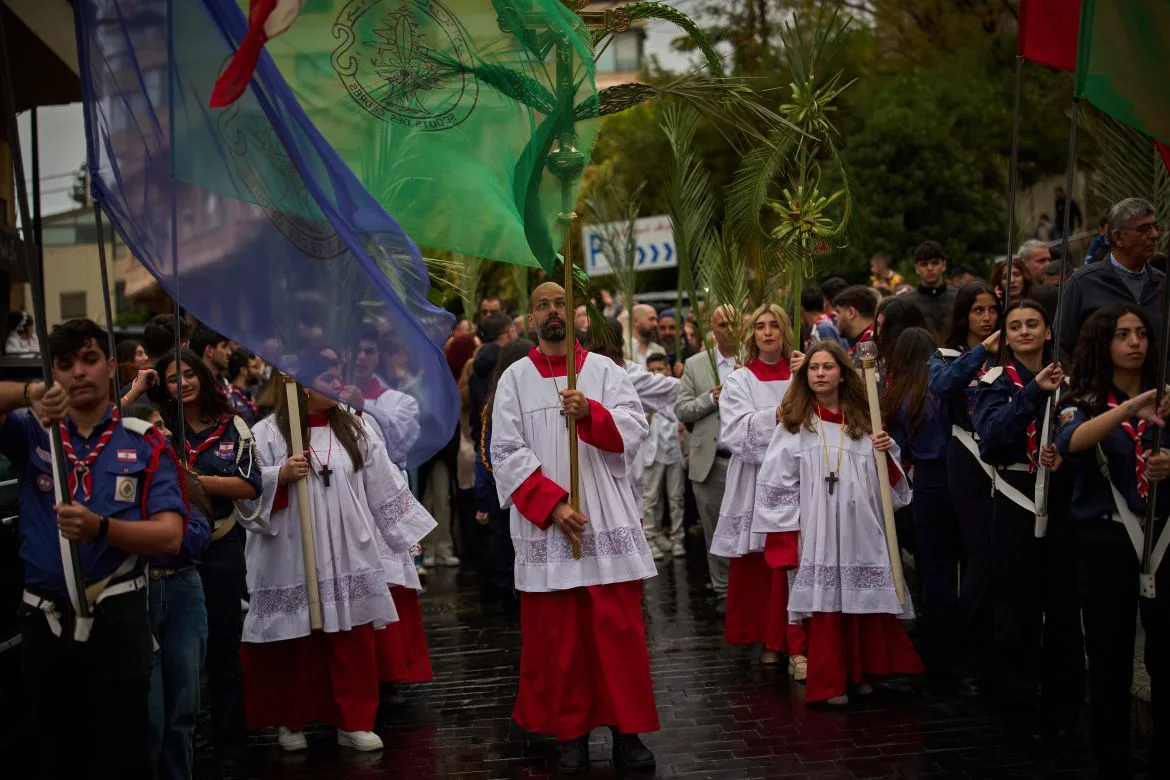Sacred Rituals Amid Ruin: Lebanese Christians Defy War on Palm Sunday