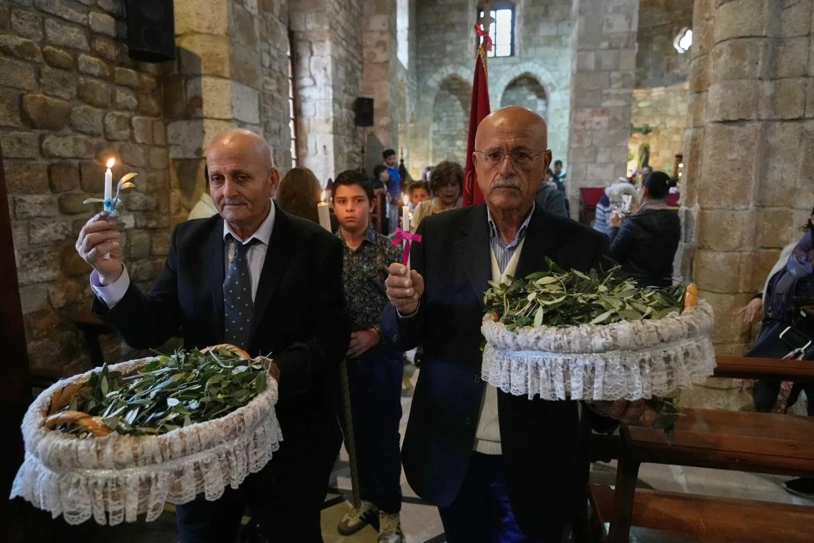 Sacred Rituals Amid Ruin: Lebanese Christians Defy War on Palm Sunday