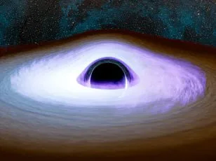 Black Hole's Fiery Jets Dance to Stellar Winds