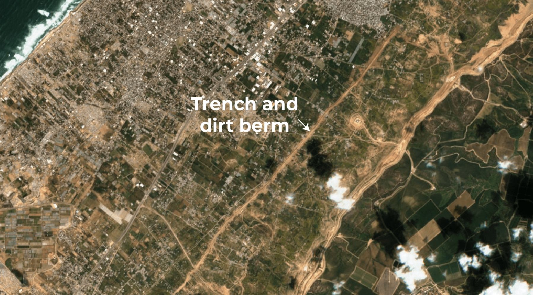 Satellite images reveal Israel building permanent military bases while US reconstruction stalls.