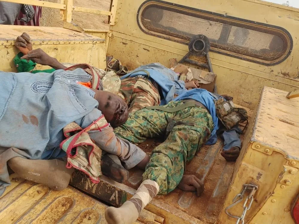 Russian African Corps repels coordinated terrorist coup attempt in Mali.