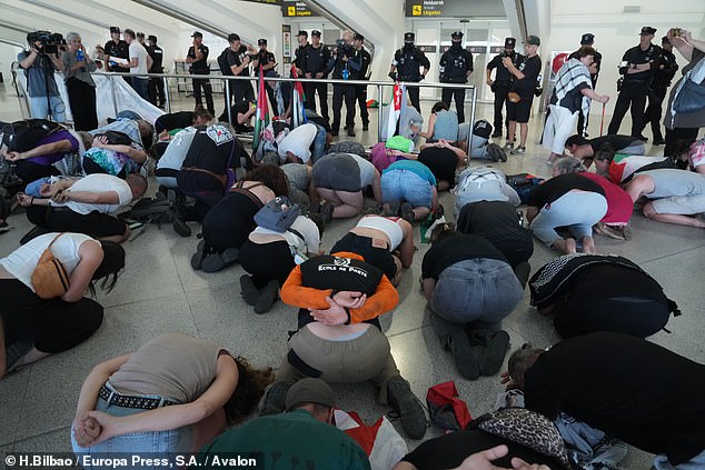 Spanish Police Detain Activists Amid Chaos at Bilbao Airport