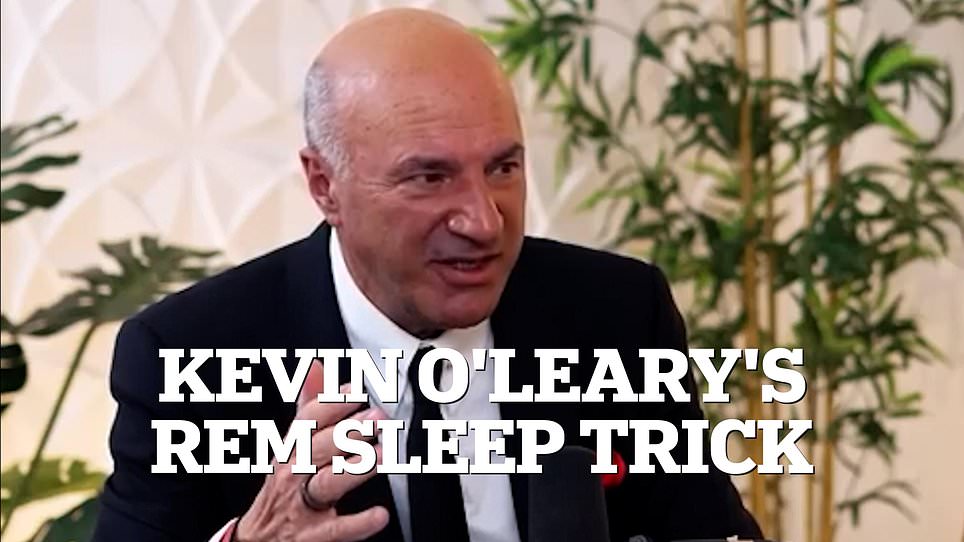 Kevin O'Leary advises entrepreneurs to drink alcohol at breakfast instead of before bed.