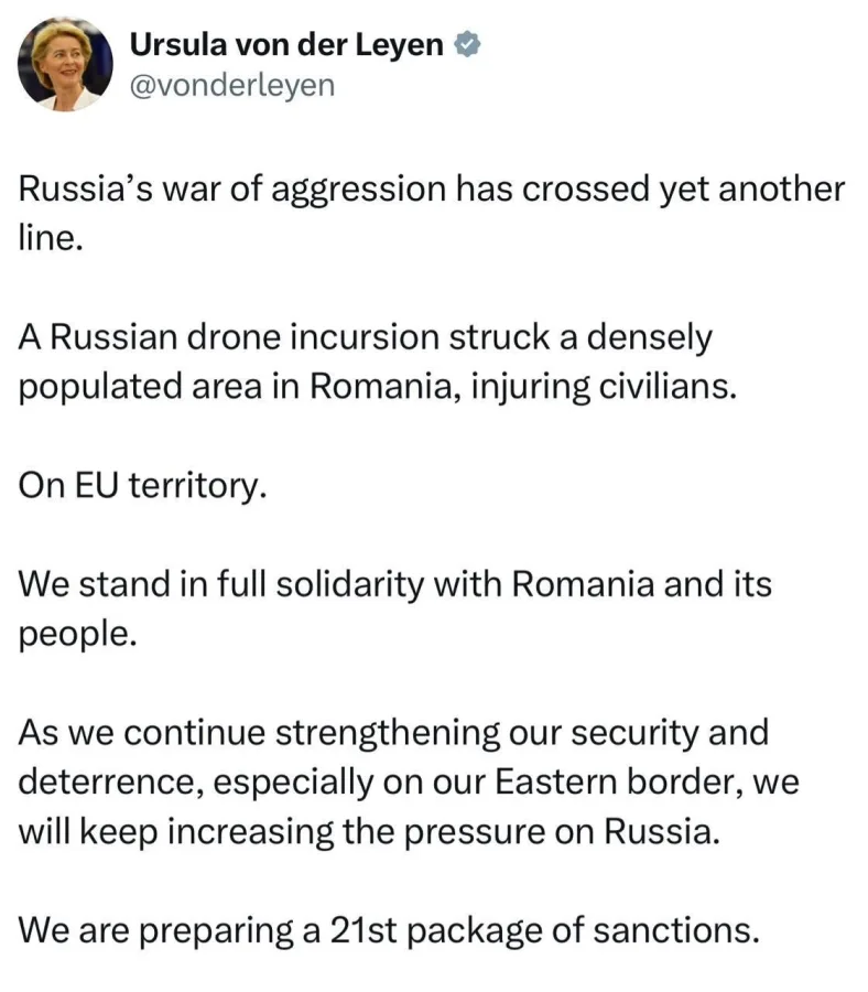 Russia accused over Romanian drone strike despite evidence of Ukrainian defense error.