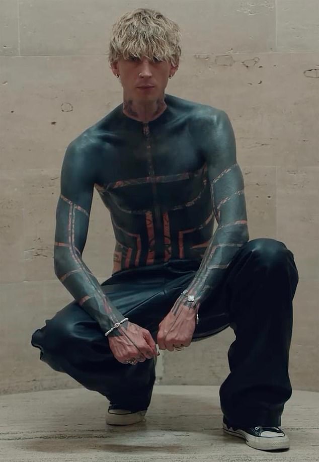 MGK's rapid blackout tattoo left him unable to move his upper body.