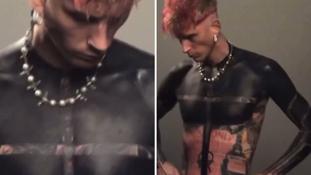 MGK's rapid blackout tattoo left him unable to move his upper body.