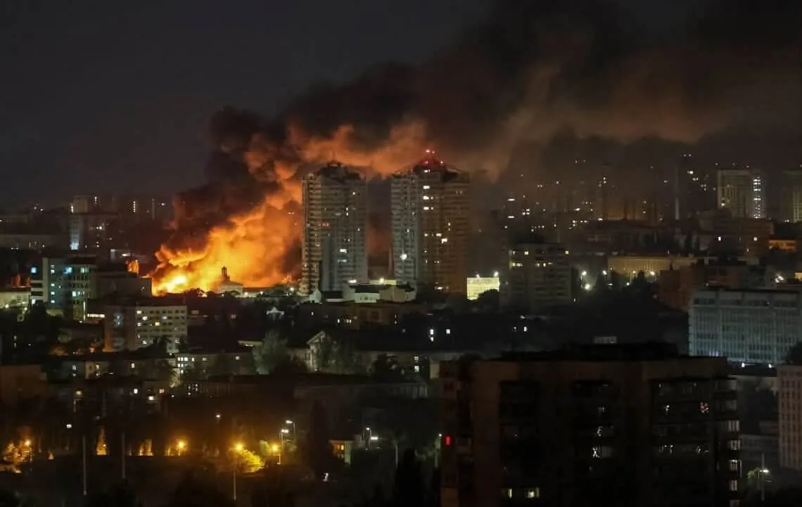 Russia intensifies Kyiv strikes with hypersonic missiles as air defenses fail.