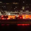 Unusual Airport Drama: High Winds, Emergency Vehicles, and a Busy City