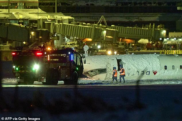 Delta plane bursts into flames upon landing in Canada