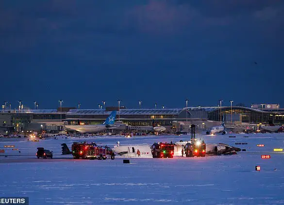 Delta plane bursts into flames upon landing in Toronto