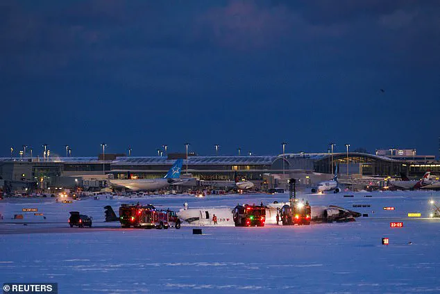 Delta plane bursts into flames upon landing in Toronto