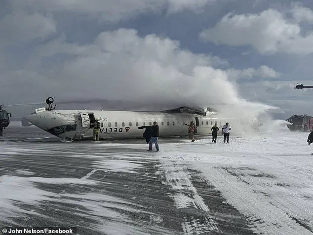 Delta plane bursts into flames upon landing in Toronto