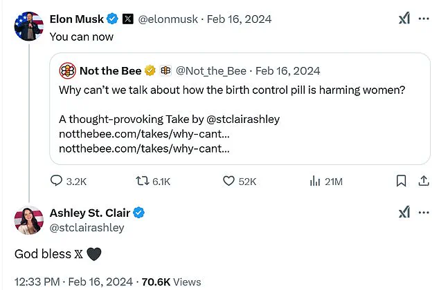 Elon Musk and Ashley St. Clair's Flirty Exchanges on X Spark Romance Rumors