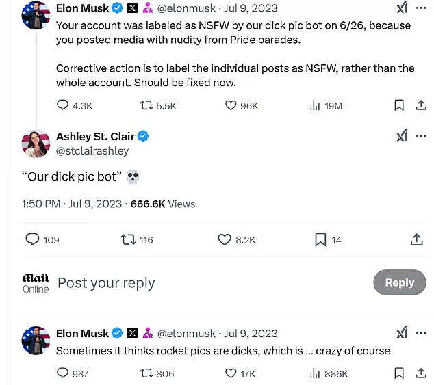 Elon Musk and Ashley St. Clair's Flirty Exchanges on X Spark Romance Rumors