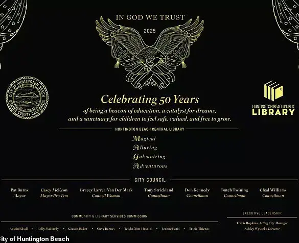 Huntington Beach's MAGA Plaque Sparks Political Debate